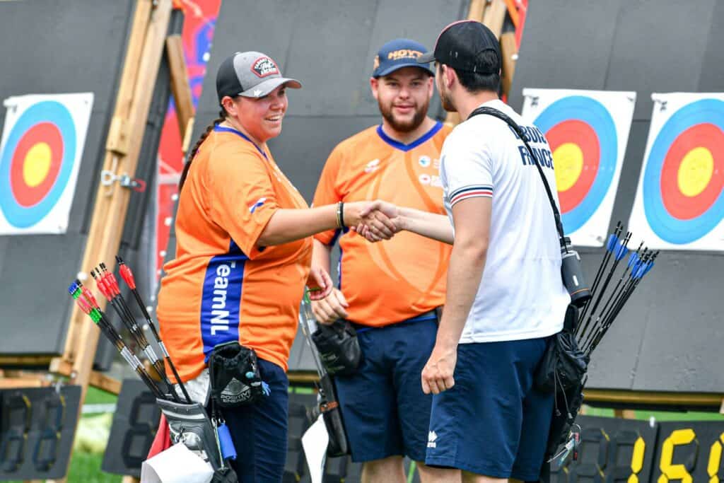 Mixed team compound uitgeschakeld in kwartfinale World Cup Shanghai